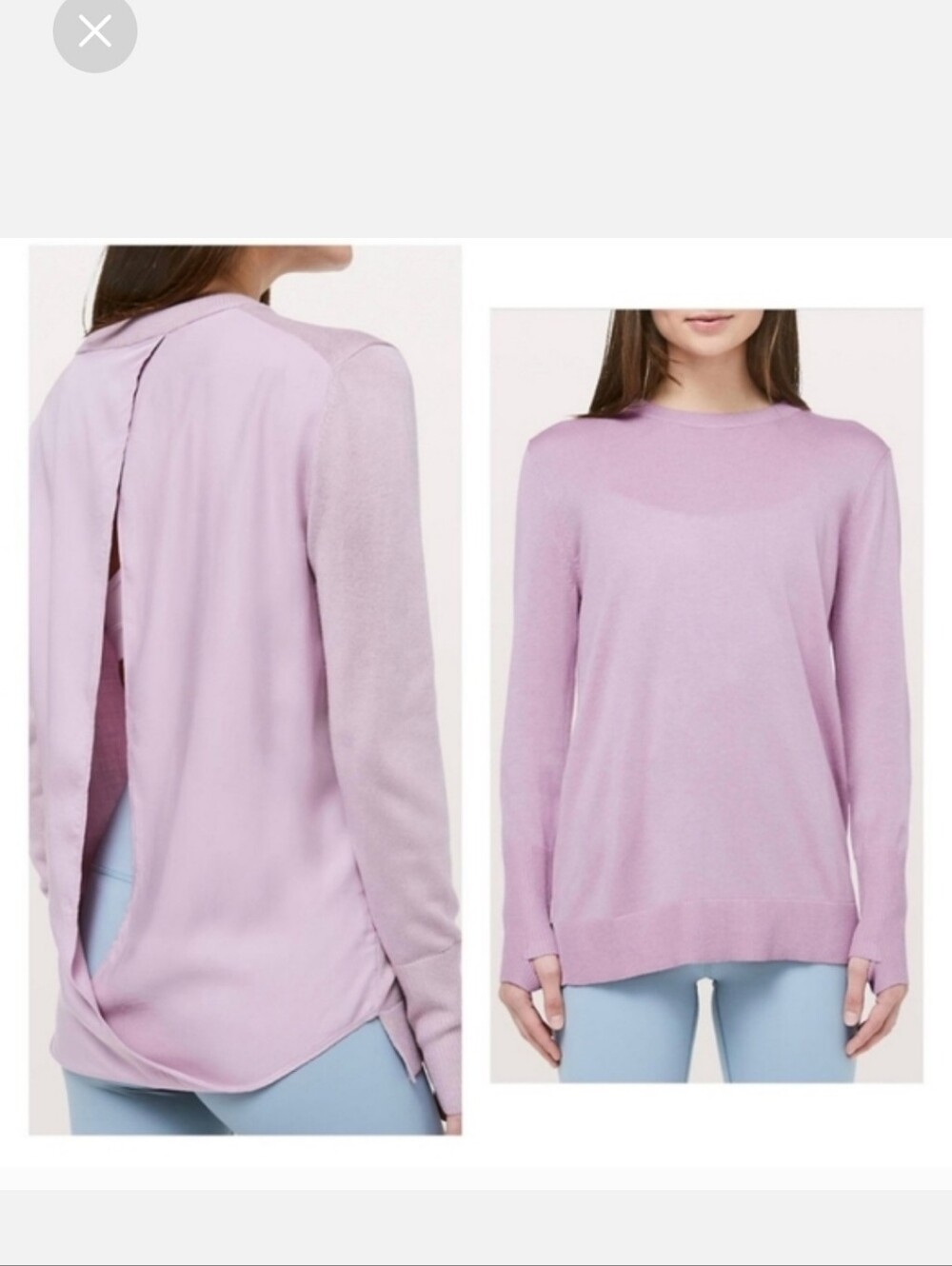 Lululemon Still at Ease Pullover Cashmere Sweater Antoinette